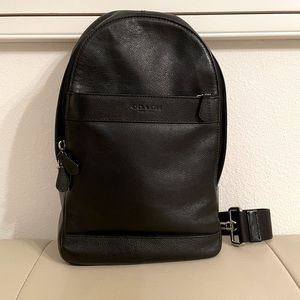 Men’s Coach Sling Bag - Black